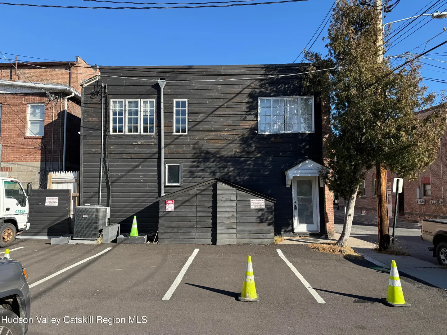 Rear access and off-street parking at the property